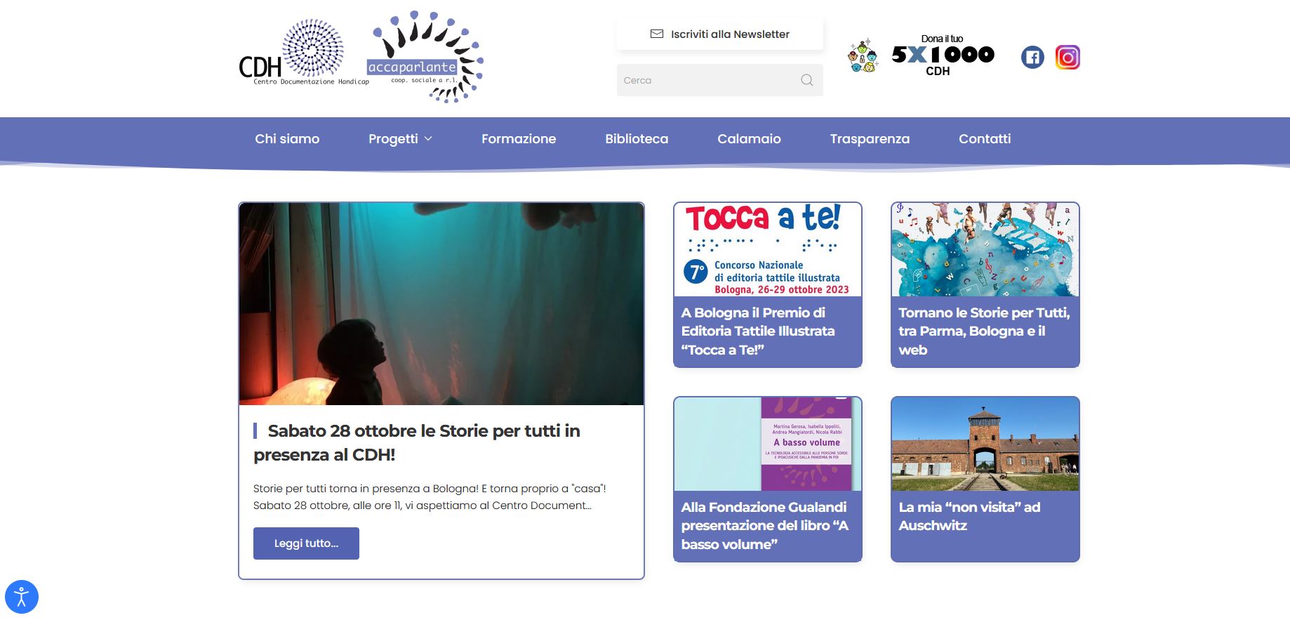 Vai al sito CDH - Accaparlante