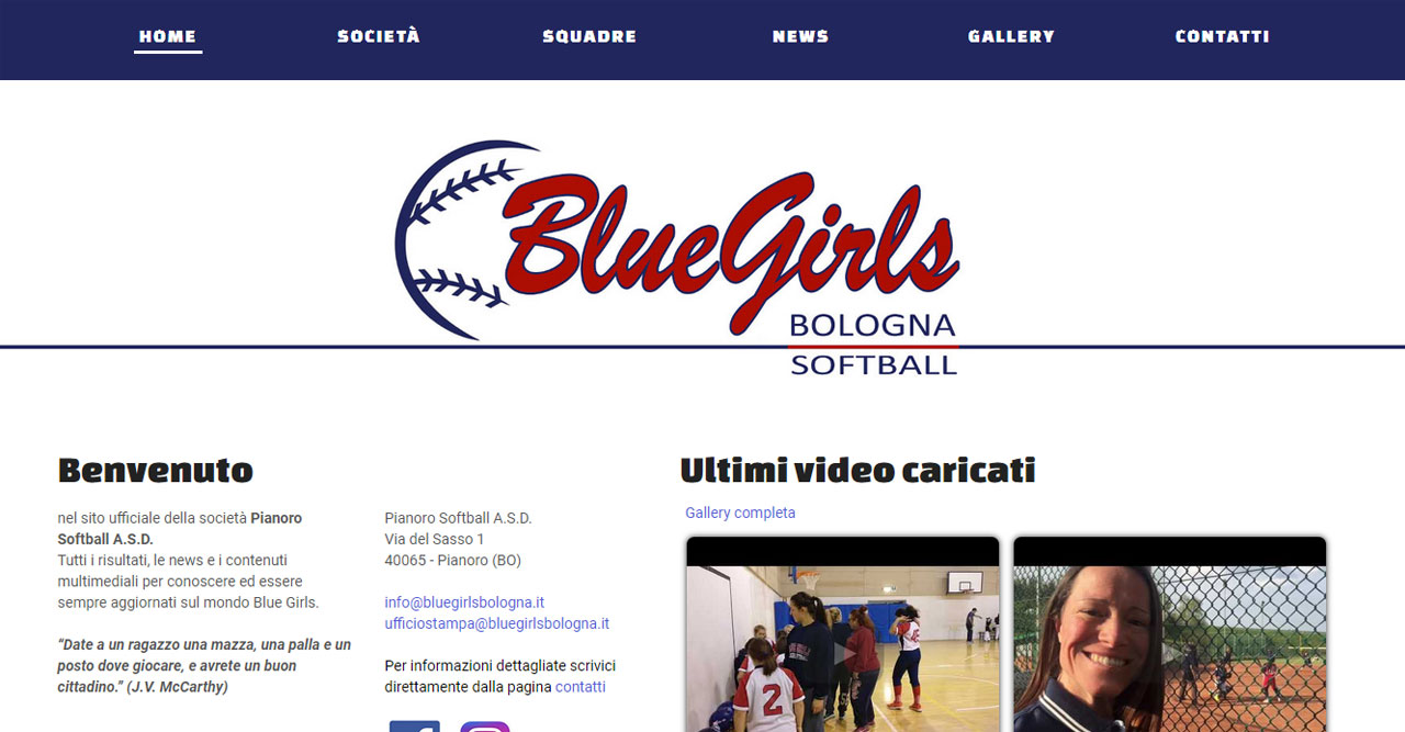 Vai al sito Blue Girls Bologna