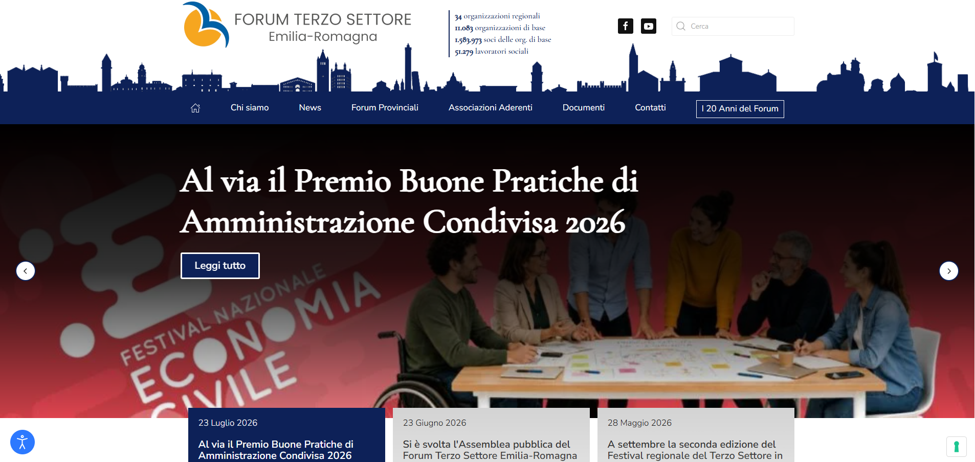 Vai al sito Terzo Settore Emilia-Romagna