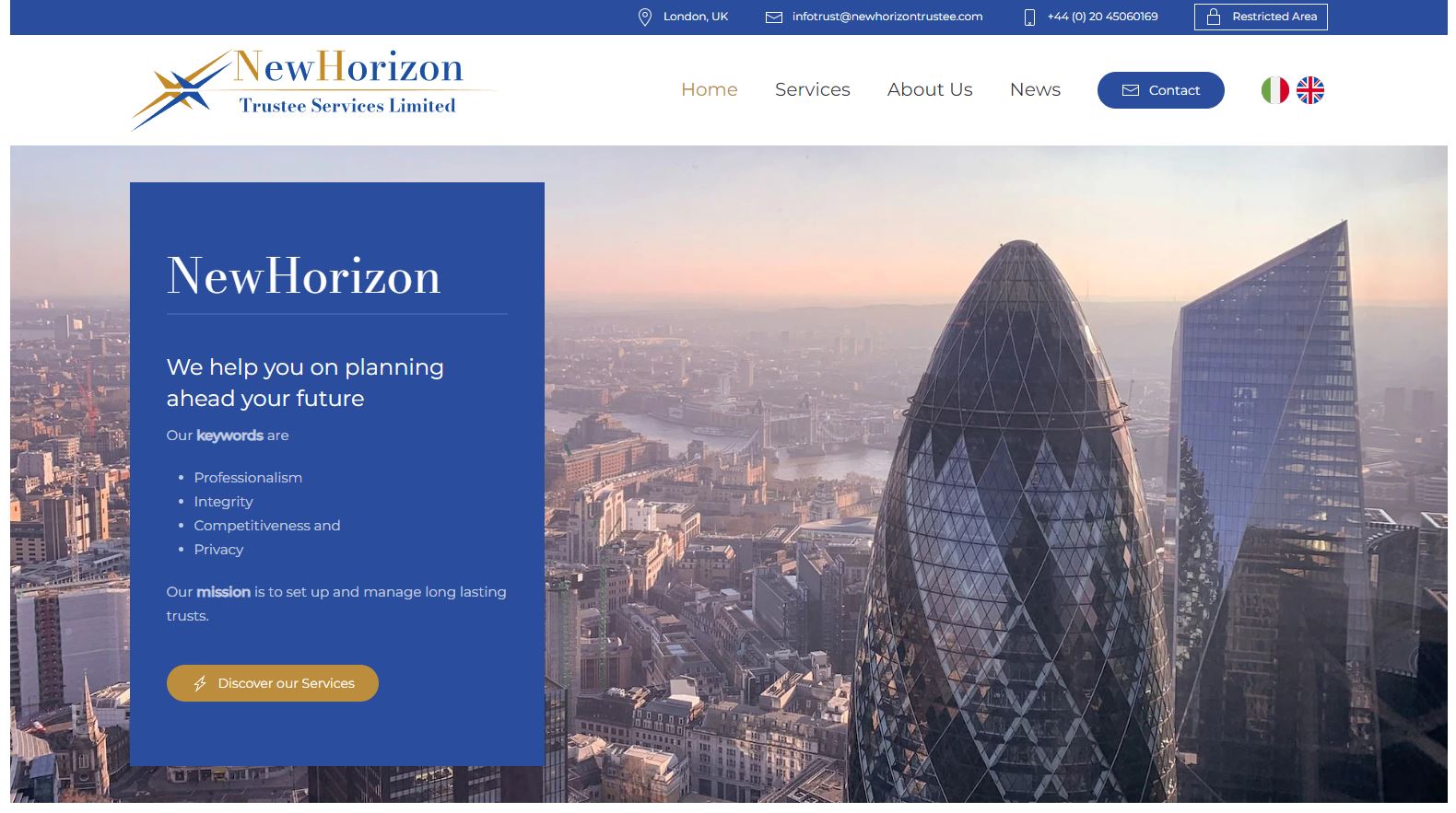 Vai al sito New Horizon Trustee