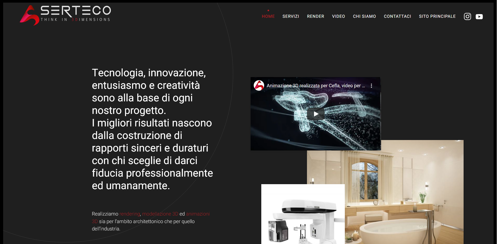 Vai al sito Serteco|Render