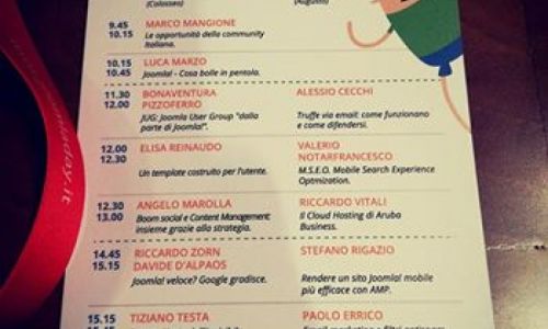 JoomlaDay2016: prime impressioni